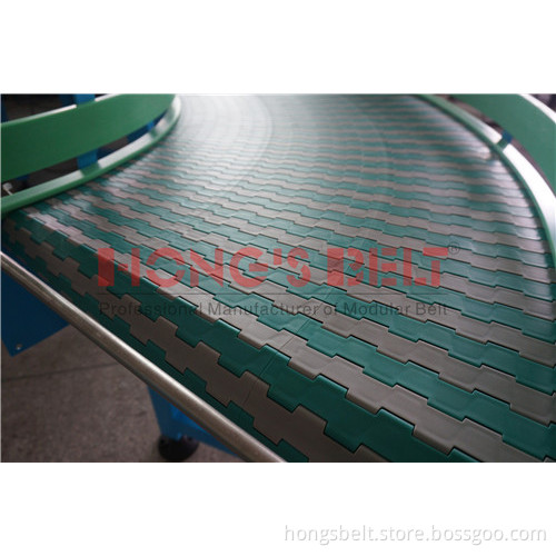 The180 Degree Plate Turning Modular Conveyor Belt (HS-2000A)